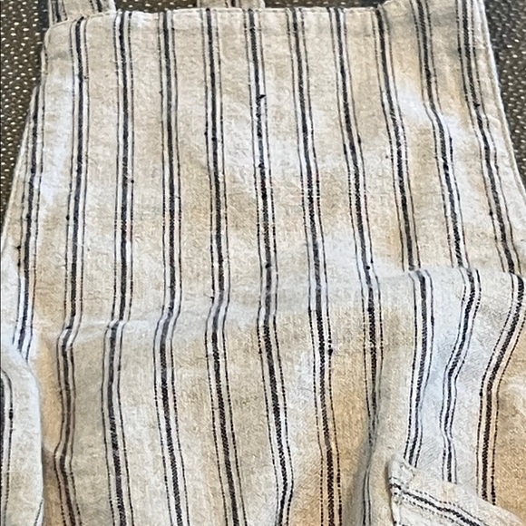 Charming Striped Kids Overalls with Heart Pocket - Picture 2 of 5